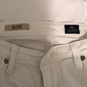 AG white jeans - the stilt